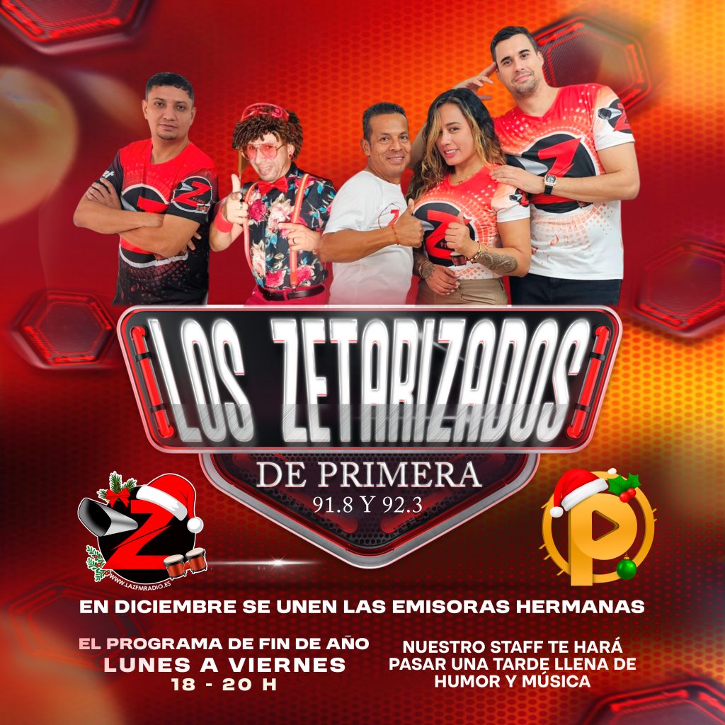 ¡Sintonízanos! A través de Z91.8fm - La Primera 92.3fm - www.lazfmradio.es y https://laprimerafmradio.com/